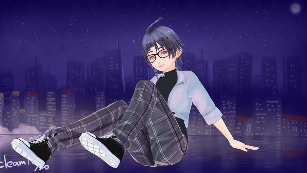 vtuberキャラ エリスvrm vroid