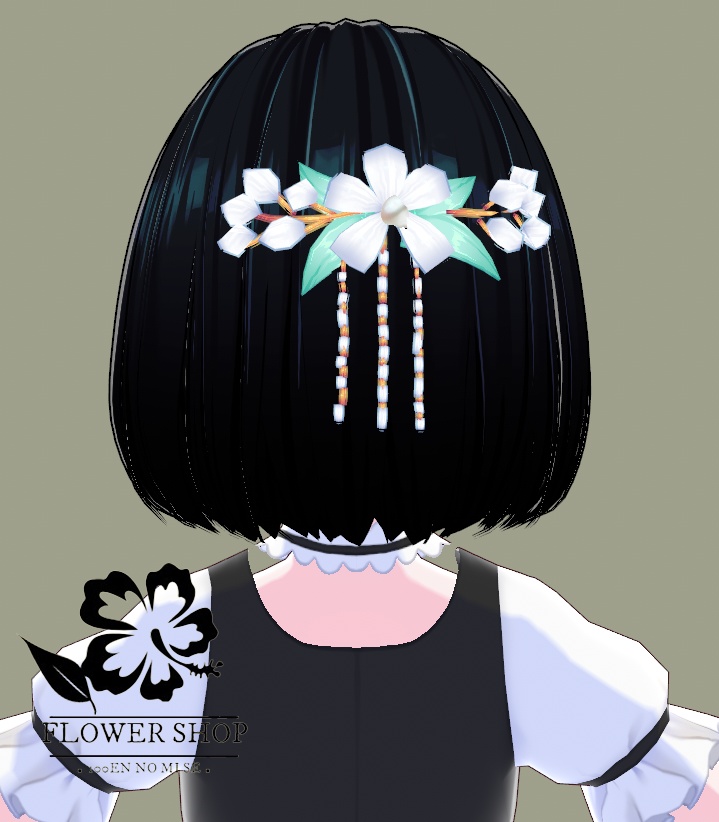 【VRoid】100円店 花苑 ヘッドウェア\花飾2