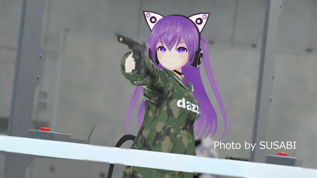 【VRChat想定】オリジナル3Dアバター「dazzle-ダズール-」