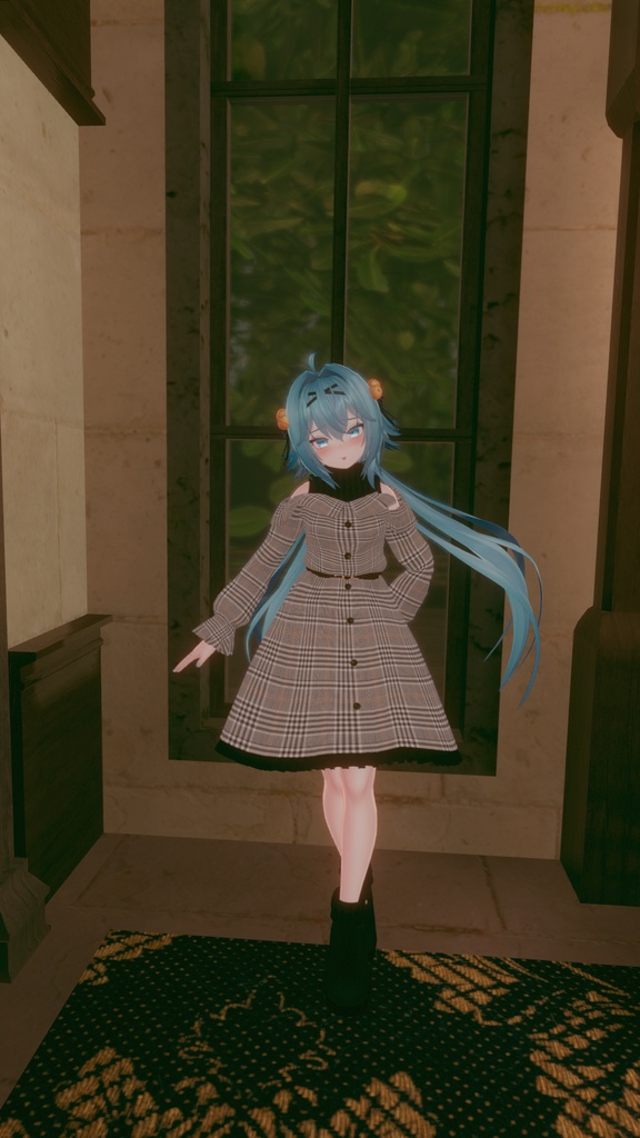 ガーリーオフショルワンピース【8アバター】