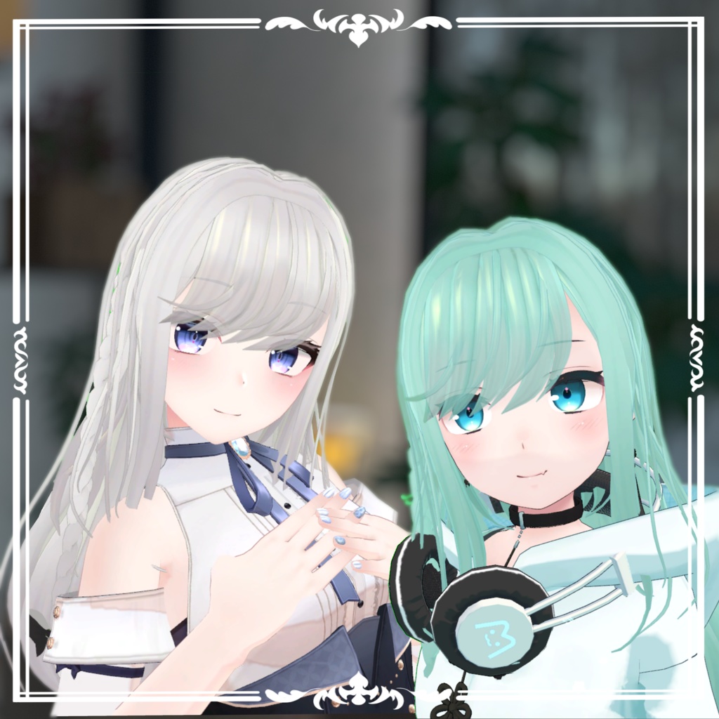 清楚なみつあみロング【VRChat想定】