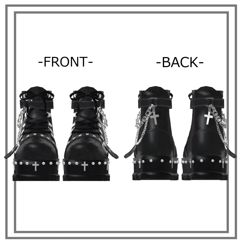 【VRChat】CROSS BOOTS【クロスブーツ】