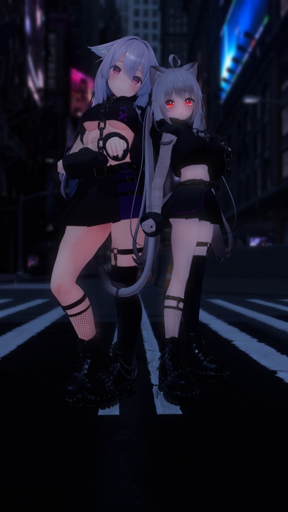 【舞夜】ストリートバンギャコーデ【VRChat想定】