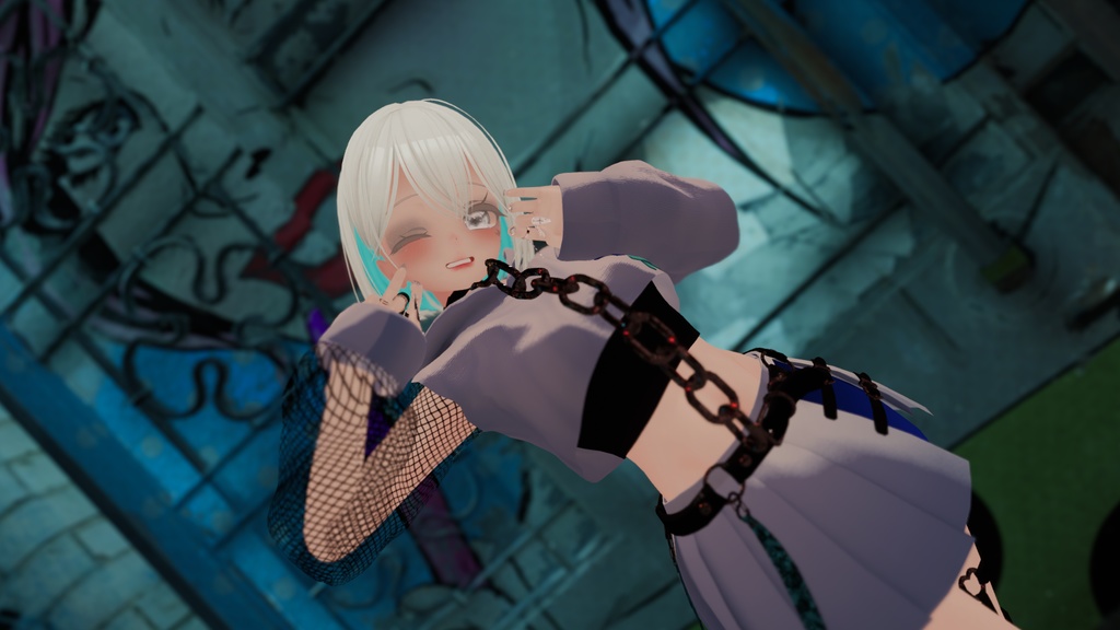 【舞夜】ストリートバンギャコーデ【VRChat想定】