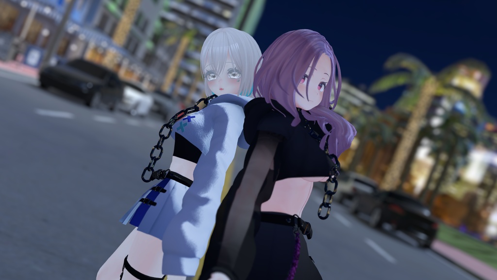 【舞夜】ストリートバンギャコーデ【VRChat想定】