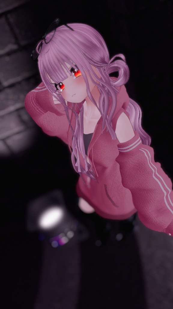 【舞夜】カジュアルニット&ブーツ【VRC想定】