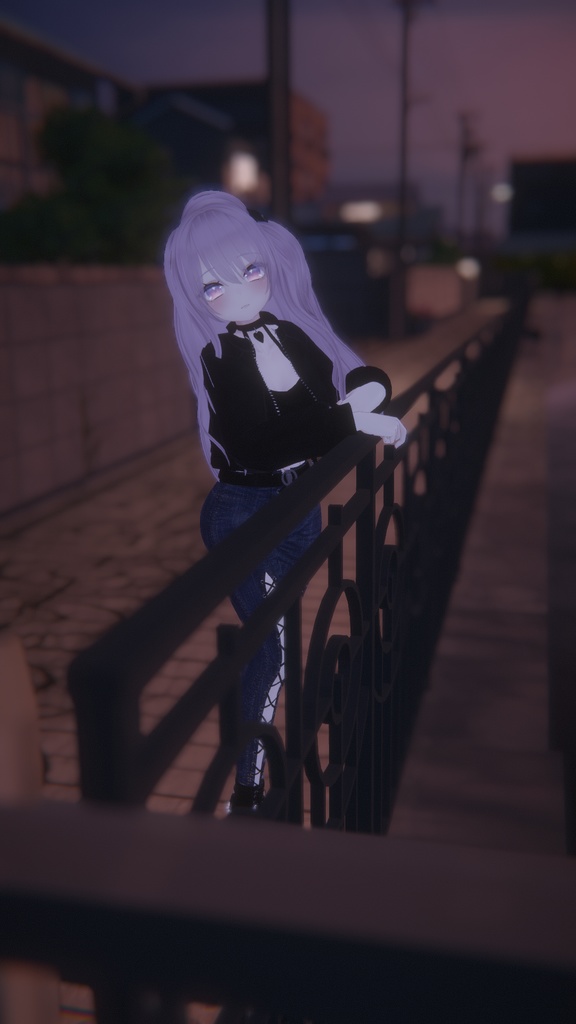 【舞夜/セレスティア】レースアップコーデ【VRC想定】