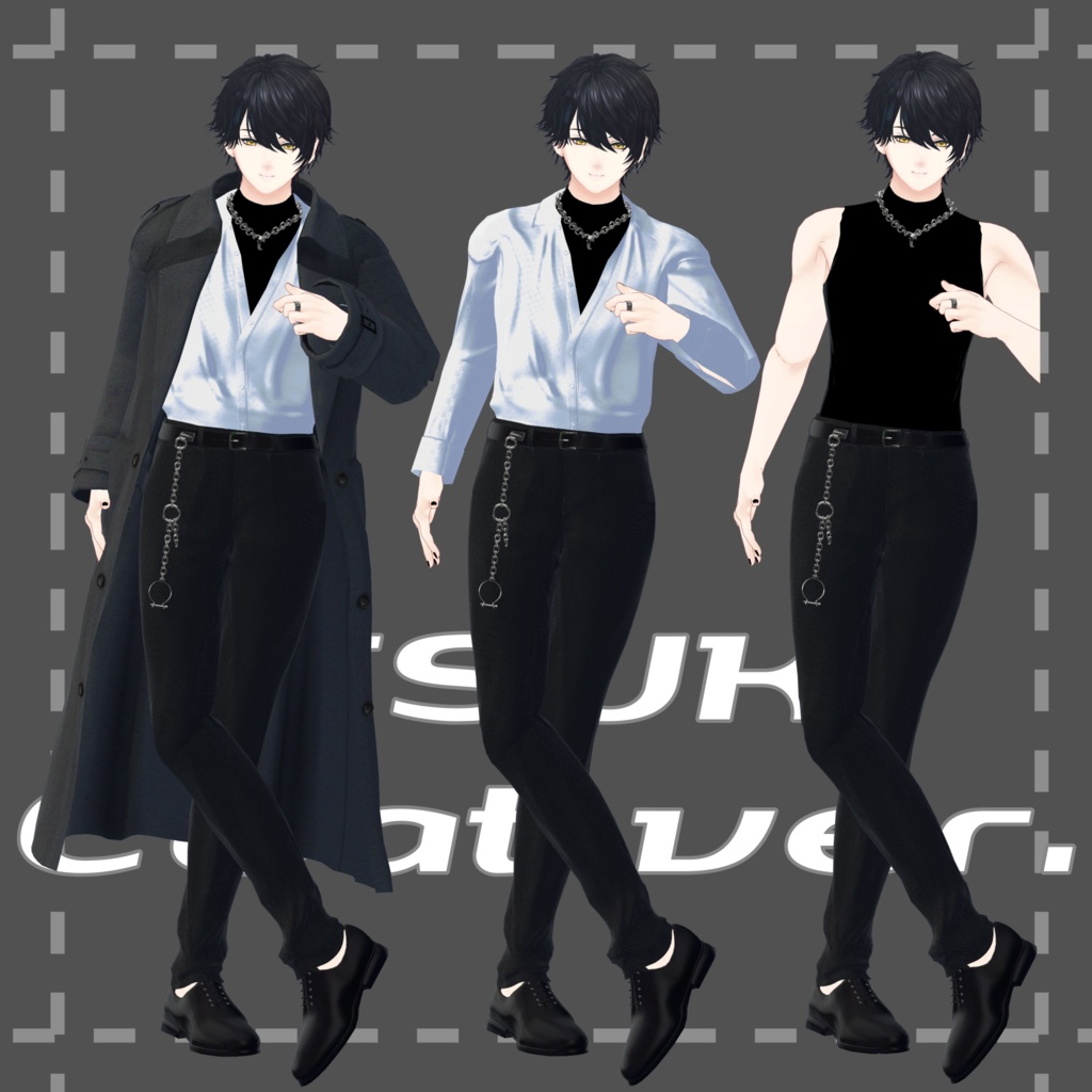 【オリジナル3Dモデル】壱鬼-ITSUKI-【VRC想定】