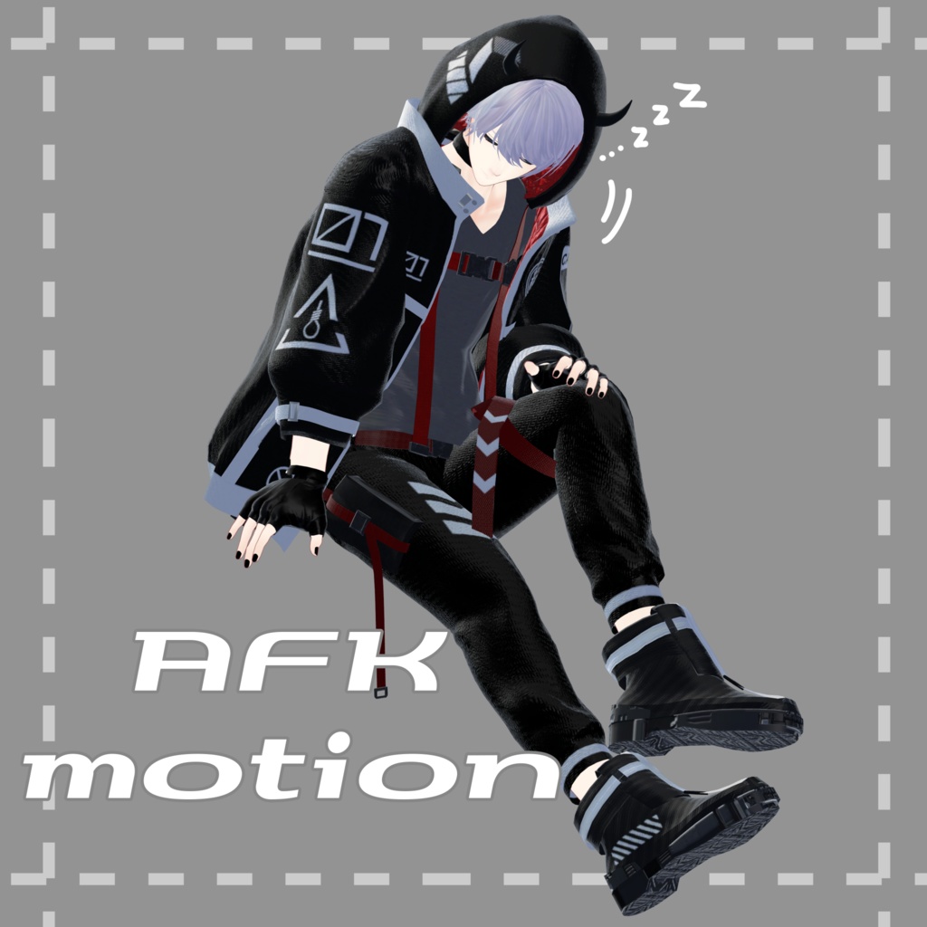 【オリジナル3Dモデル】壱鬼-ITSUKI-【VRC想定】