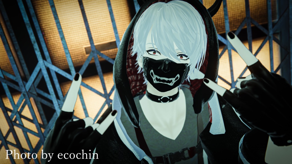 【オリジナル3Dモデル】壱鬼-ITSUKI-【VRC想定】