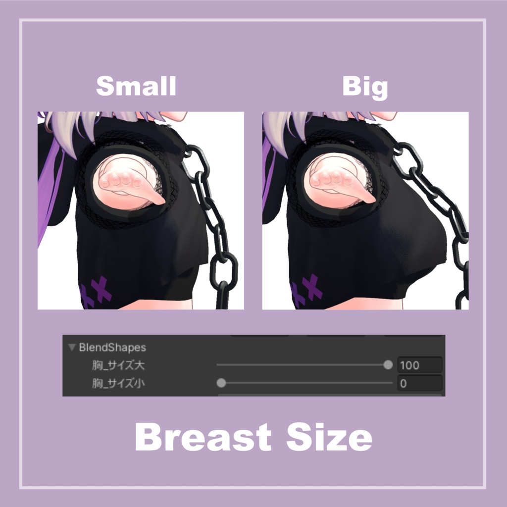 【チセ対応】ストリートバンギャコーデ【VRChat想定】