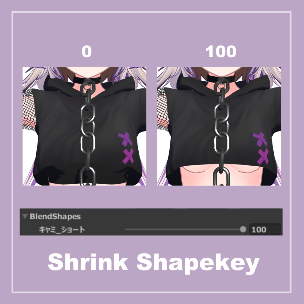 【チセ対応】ストリートバンギャコーデ【VRChat想定】