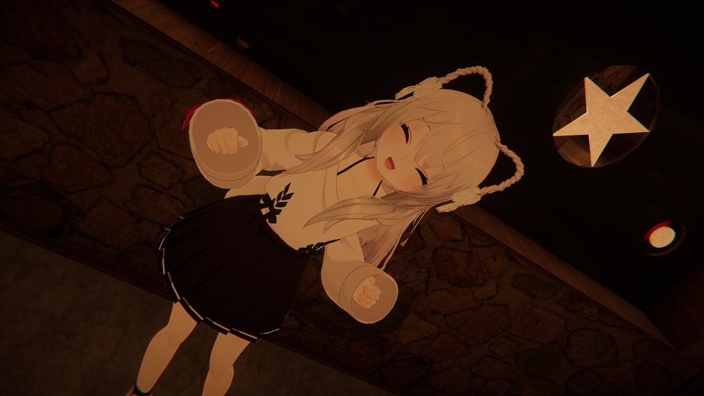 【8アバター対応】ふわもこ猫耳ヘア【VRC想定】