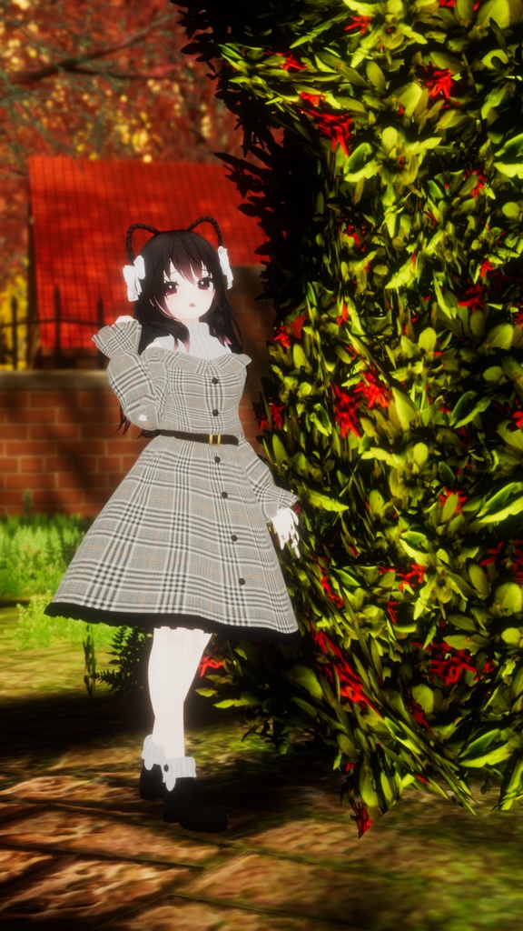 【8アバター対応】ふわもこ猫耳ヘア【VRC想定】