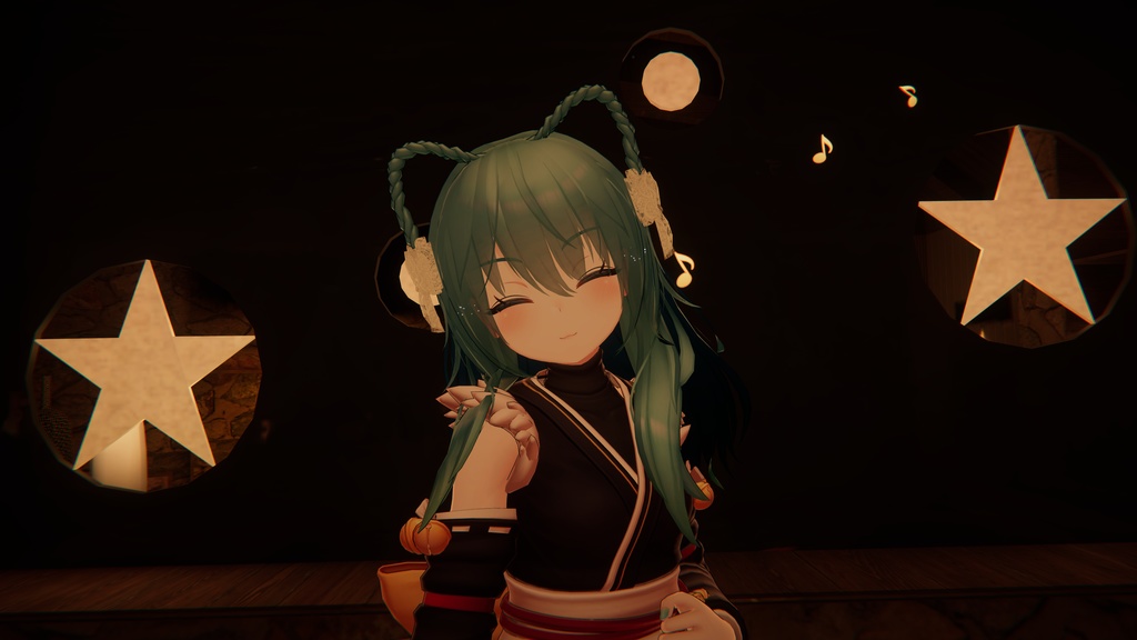 【8アバター対応】ふわもこ猫耳ヘア【VRC想定】