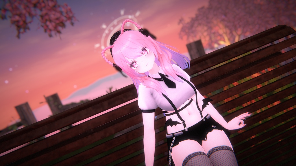 【8アバター対応】ふわもこ猫耳ヘア【VRC想定】