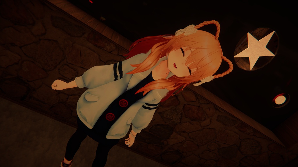 【8アバター対応】ふわもこ猫耳ヘア【VRC想定】