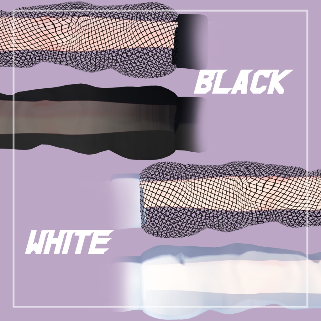 【まるぼでぃ対応】ストリートバンギャコーデ【VRC想定】