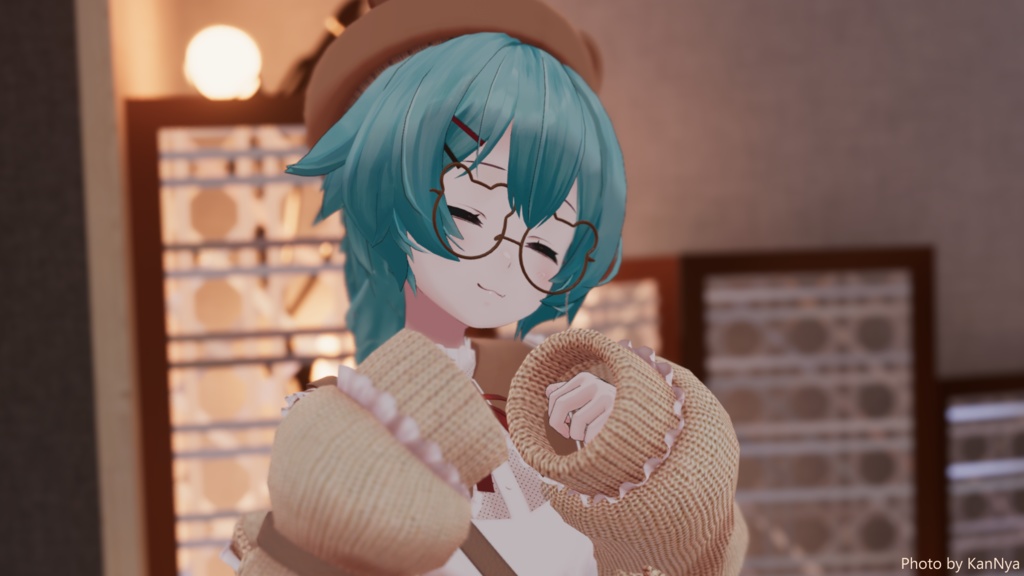 【9アバター対応】おでかけくまちゃんコーデ【VRC想定】