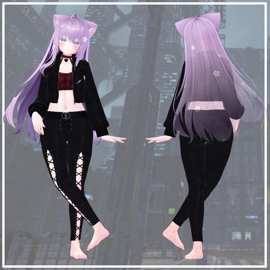 レースアップコーデ For Moe【VRC想定】 - A.B.Lab - BOOTH