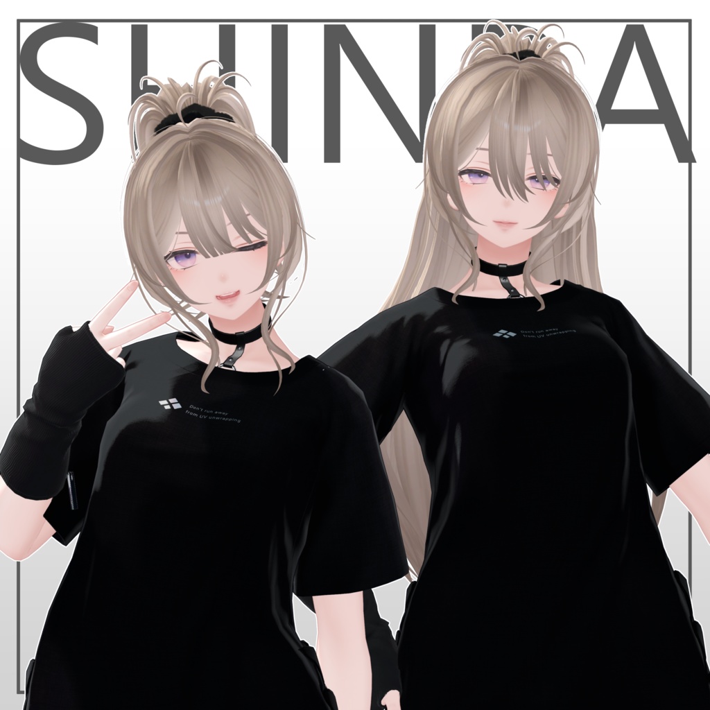 【7avatar対応】PankishGirlHair【3types in 1 hair】