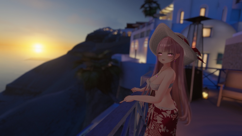 【6avatar対応】2023 Jewelry swimsuit & Pareo+【VRC想定】