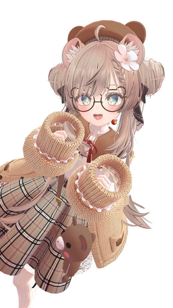 【マヌカ対応】おでかけくまちゃんコーデ【VRC想定】