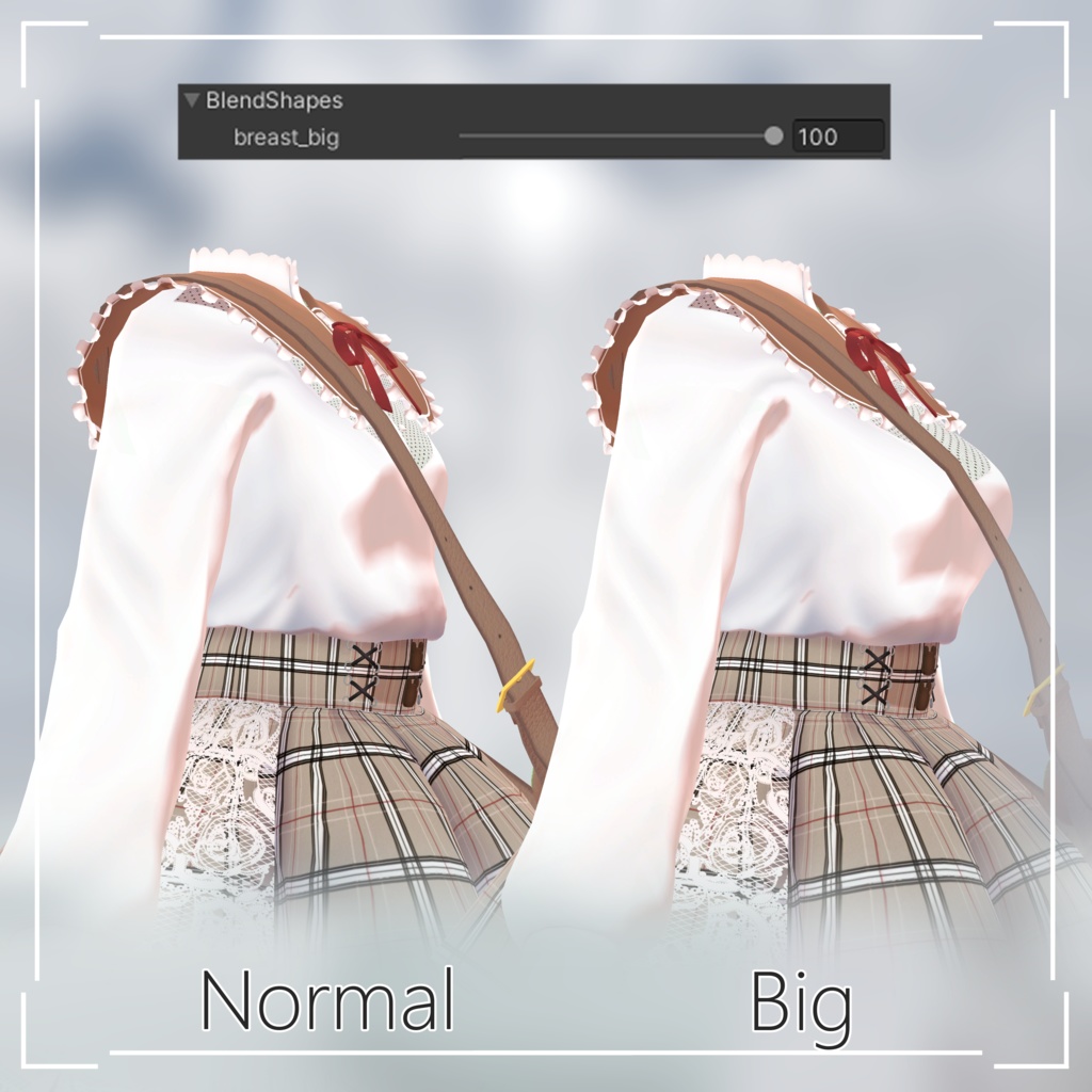 【マヌカ対応】おでかけくまちゃんコーデ【VRC想定】