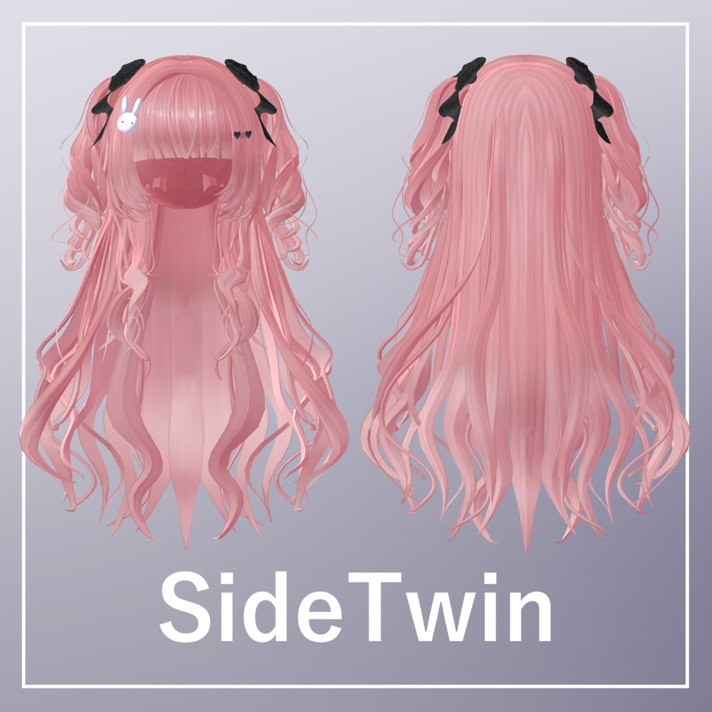 【6avatar対応】Dolly Side Twintail【VRC想定】