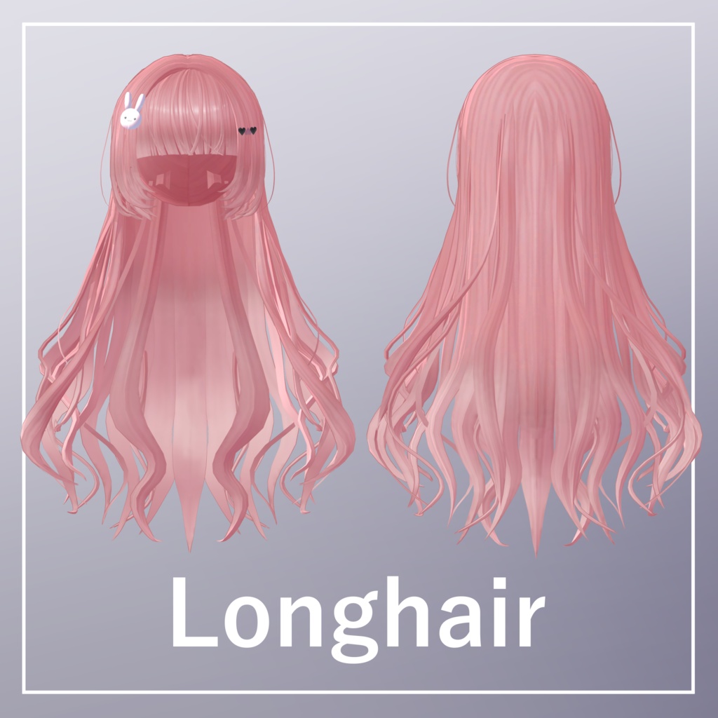 【6avatar対応】Dolly Side Twintail【VRC想定】