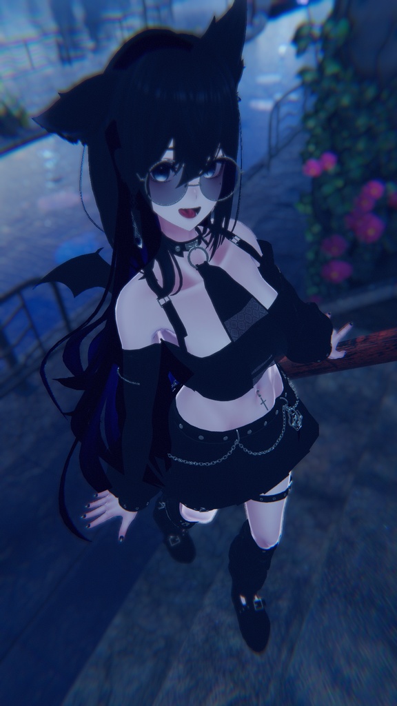 【6アバター対応】パンキッシュガールコーデ【VRC想定】