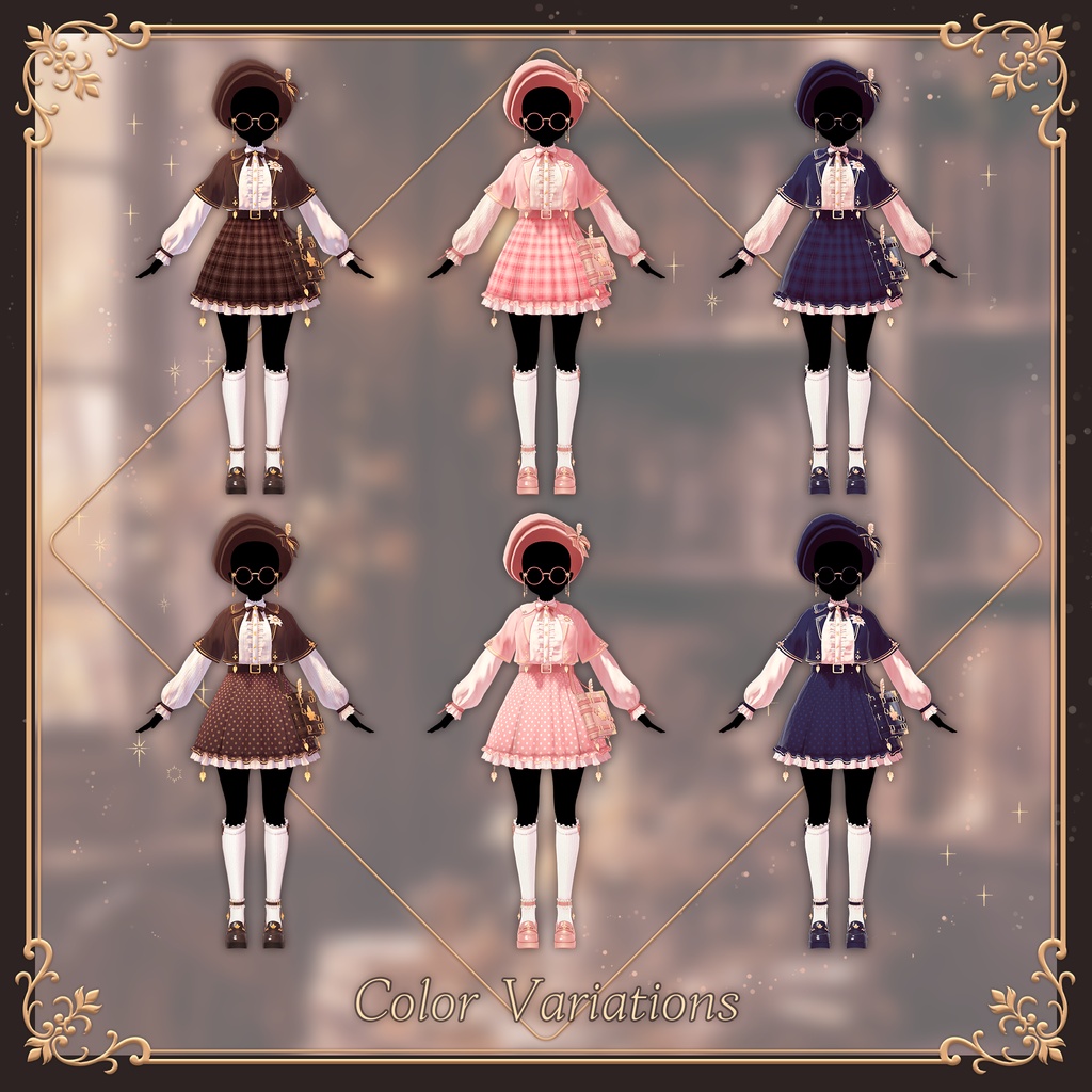 【24h限定価格】🍁Autumn Library🍁【14 Avatars】