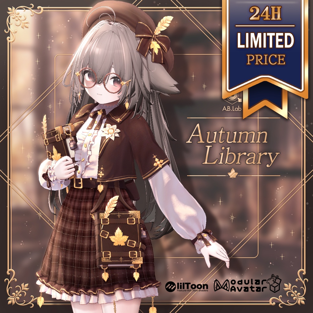 【24h限定価格】🍁Autumn Library🍁【14 Avatars】