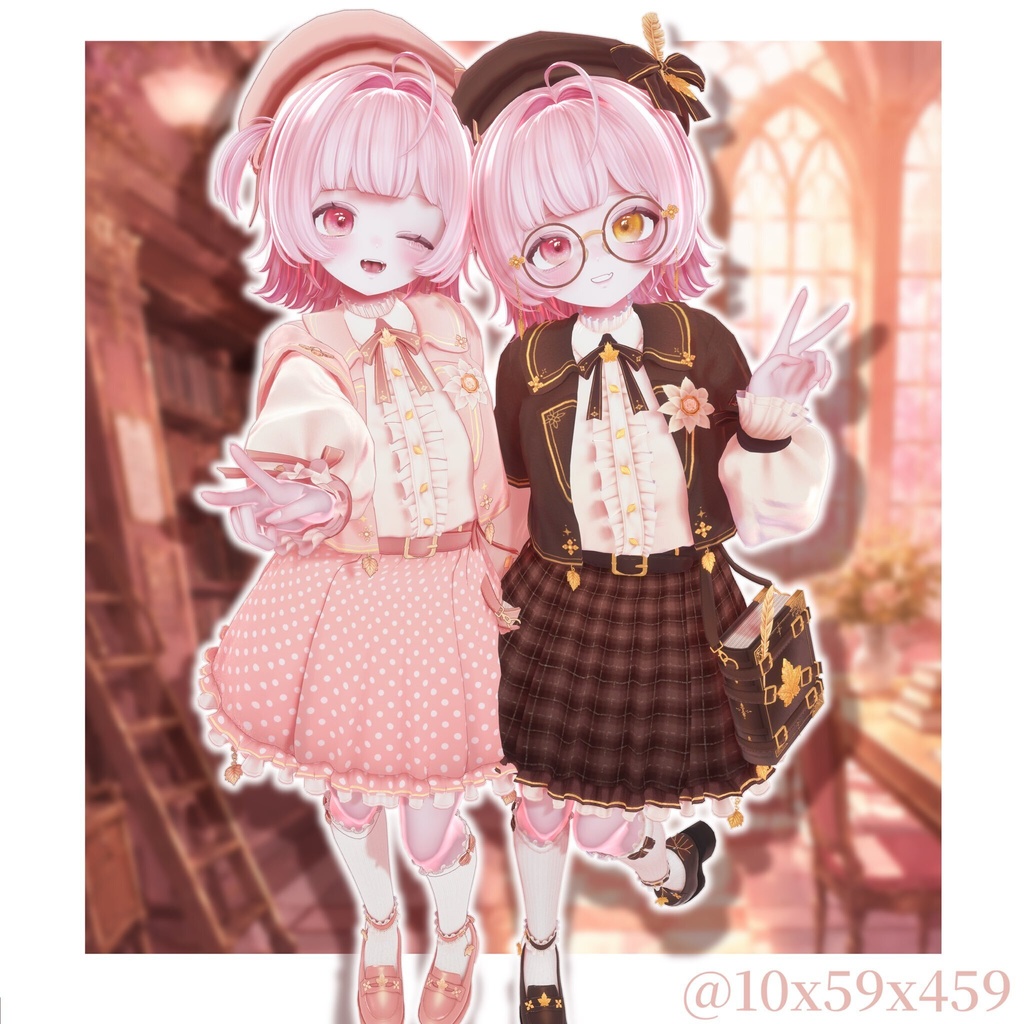 【24h限定価格】🍁Autumn Library🍁【14 Avatars】