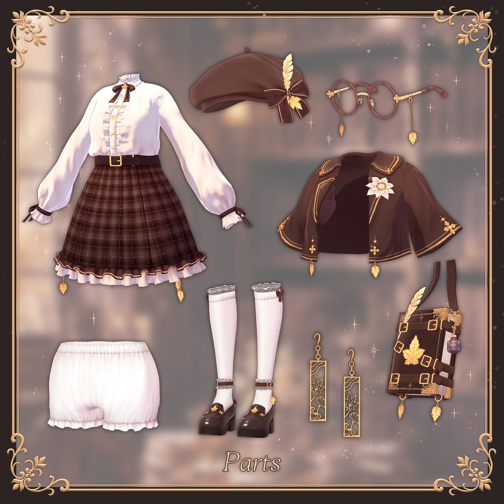 【24h限定価格】🍁Autumn Library🍁【14 Avatars】