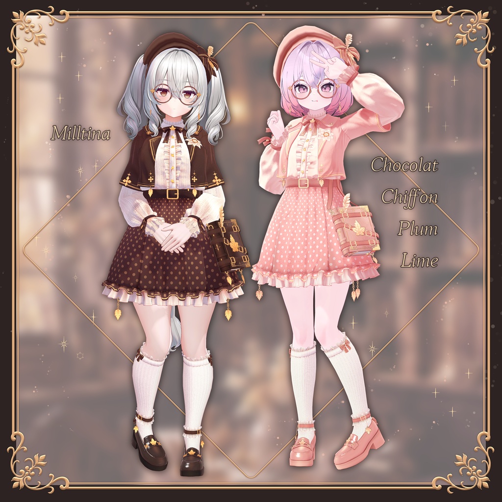 【24h限定価格】🍁Autumn Library🍁【14 Avatars】