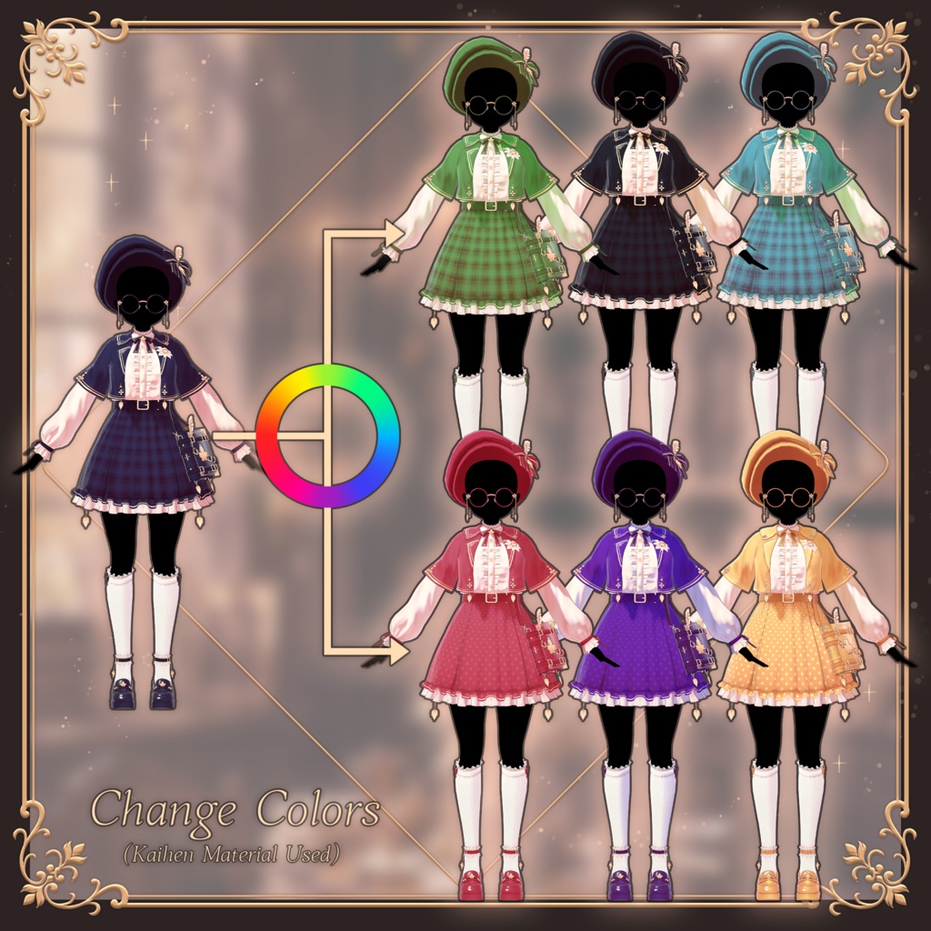 【24h限定価格】🍁Autumn Library🍁【14 Avatars】