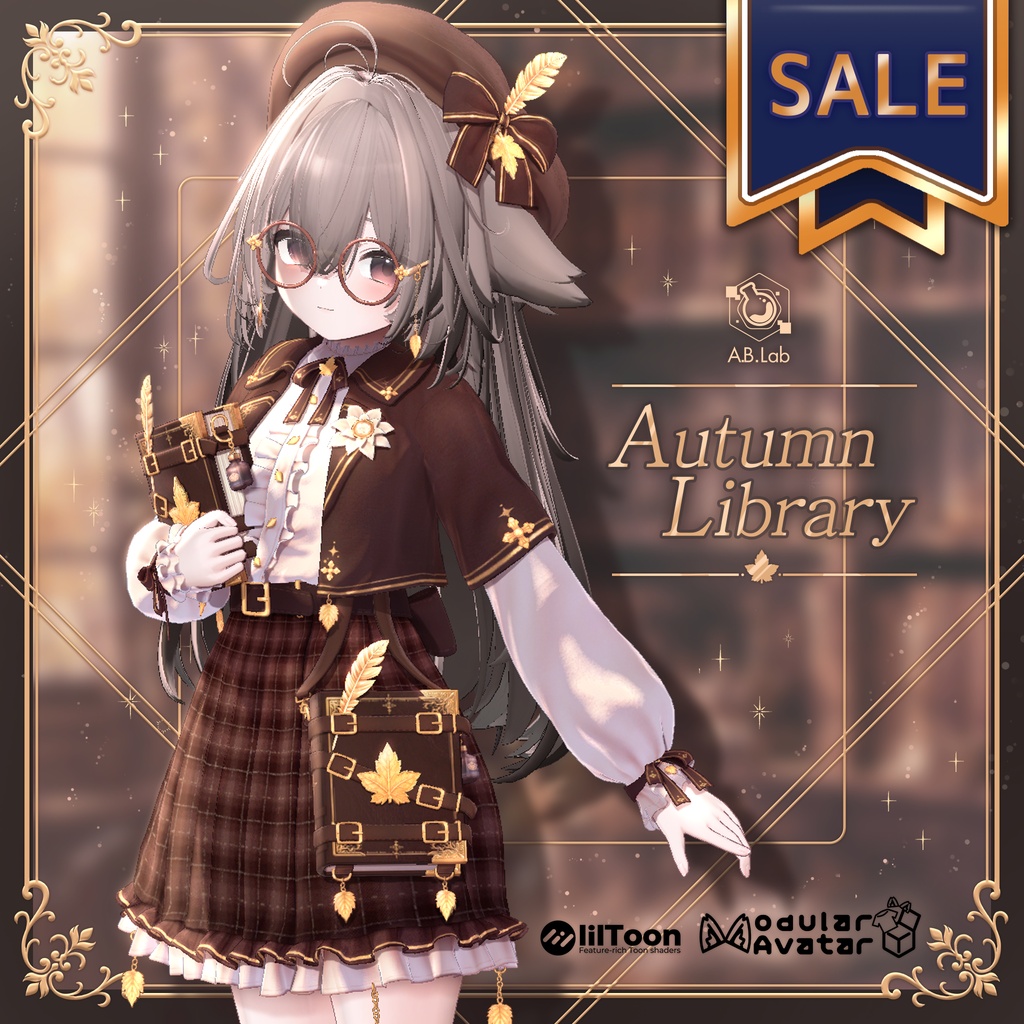 【発売記念SALE】🍁Autumn Library🍁【14 Avatars】