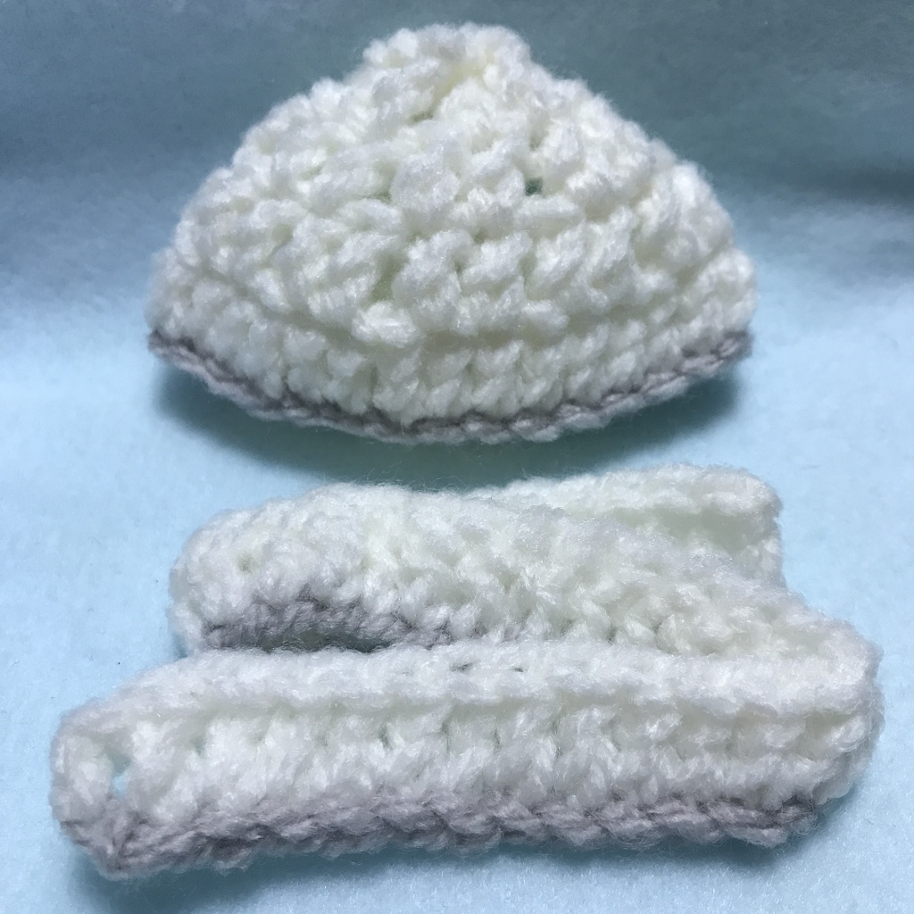 ぬい服 10cmぬいぐるみ ニット帽 帽子 マフラー 2点セット