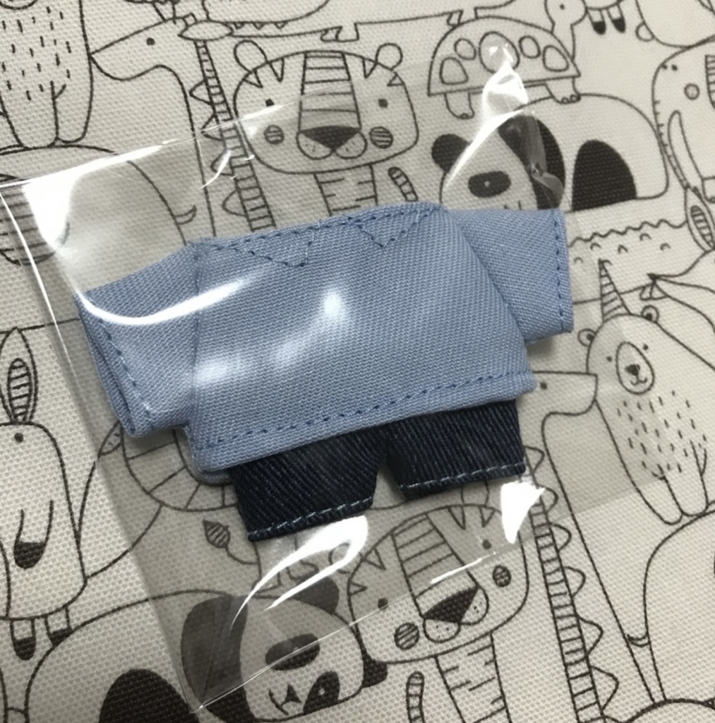【あんしんBOOTHパック】 ぬい服 10センチぬいぐるみ シャツ シャツ風Tシャツ ズボン