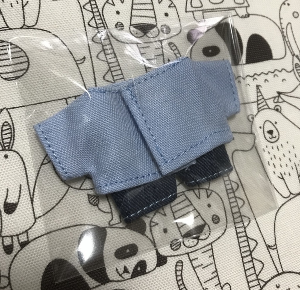 【あんしんBOOTHパック】 ぬい服 10センチぬいぐるみ シャツ シャツ風Tシャツ ズボン