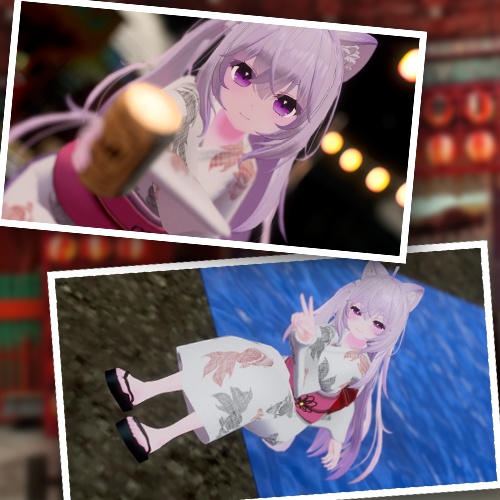 狐雪、京狐、-Leemeリーメ-& Reeva-リーバ- 用-浴衣