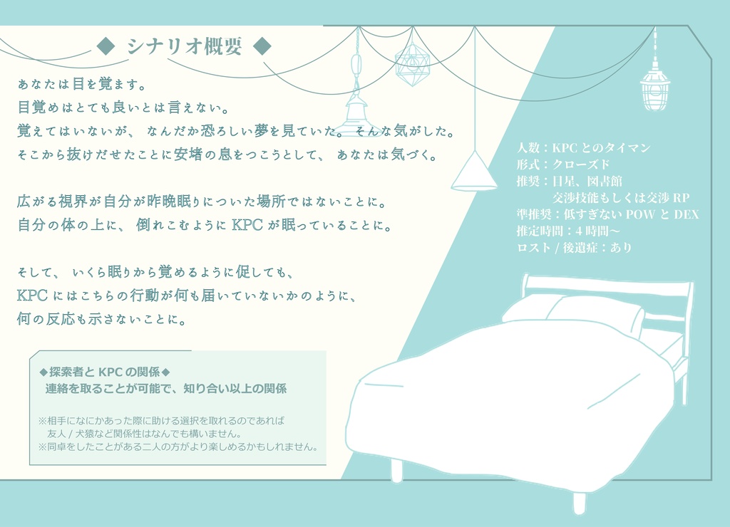 COC6th 掌中にある殻の朝