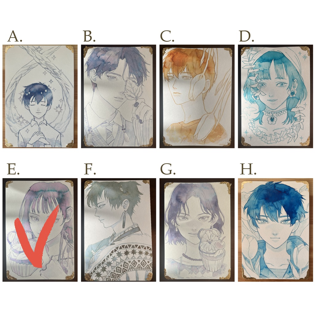 インクドローイング原画