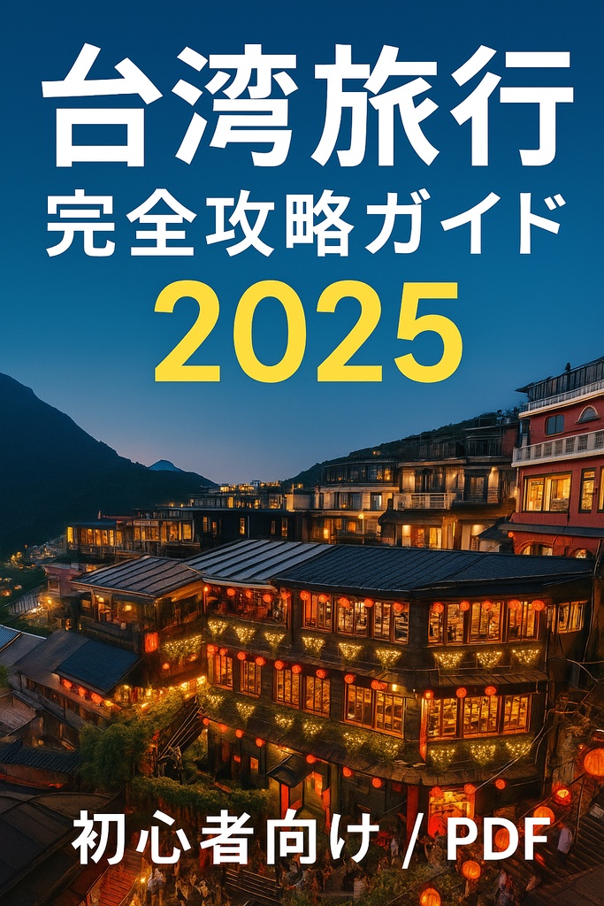 台湾旅行 完全攻略ガイド2025（九份・十分／夜市／持ち物・服装まで網羅）