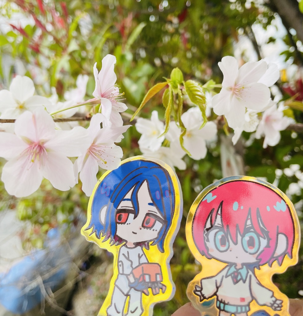 シュウジとマチュのアクスタ