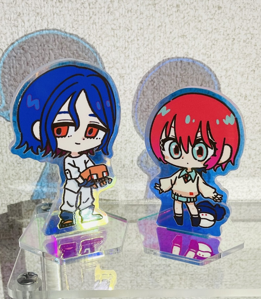 シュウジとマチュのアクスタ