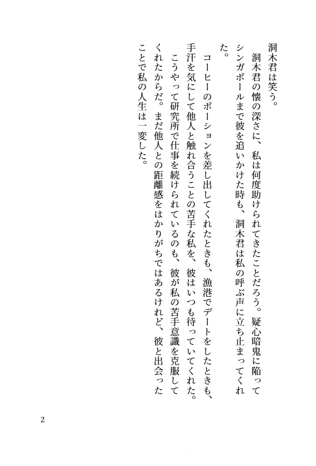 この恋に形が欲しいと願うなら(SS小冊子)送料込