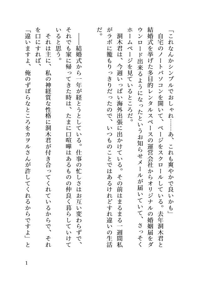 この恋に形が欲しいと願うなら(SS小冊子)送料込