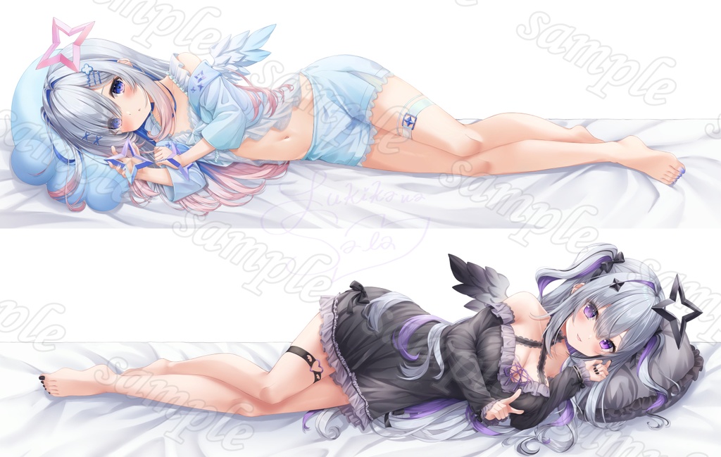 C106天音かなた/天音こなた 添い寝抱き枕カバー【非公式グッズ】